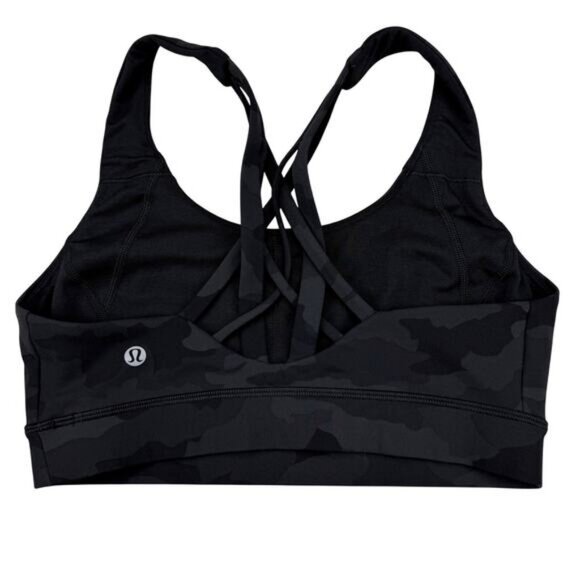 Lululemon Free To Be Elevated Bra In Heritage 365 Camo Deep Coal Size 6 DD/E Cup - Picture 5 of 7